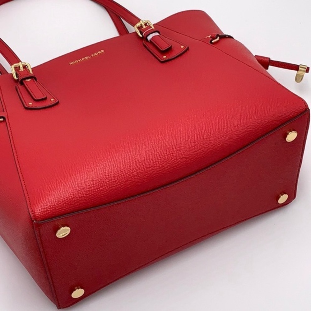 MICHAEL KORS Voyager East West Tote Crimson color - Picture 8 of 16